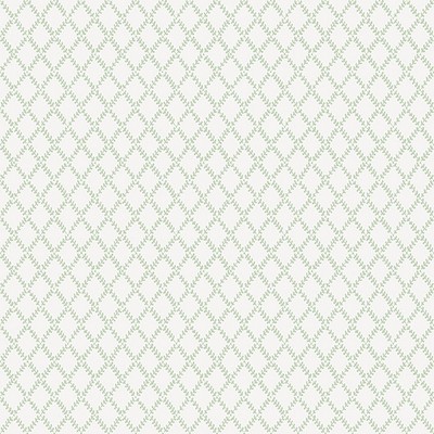 Brewster Wallcovering Trevor Sage Leaf Trellis Wallpaper Sage