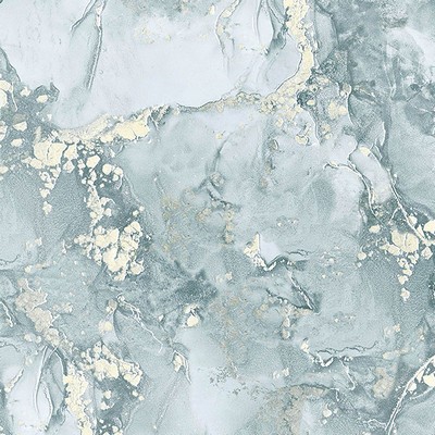 Brewster Wallcovering Grandin Light Blue Marbled Wallpaper Light Blue