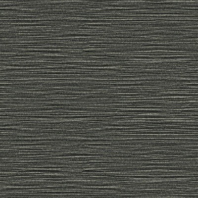 Brewster Wallcovering Hazen Black Shimmer Stripe Wallpaper Black