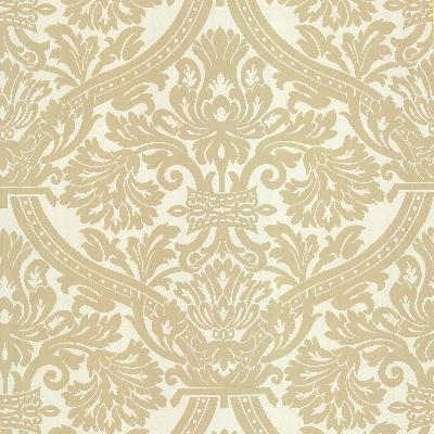 Brewster Wallcovering Hasib Champagne Ogee Damask Champagne