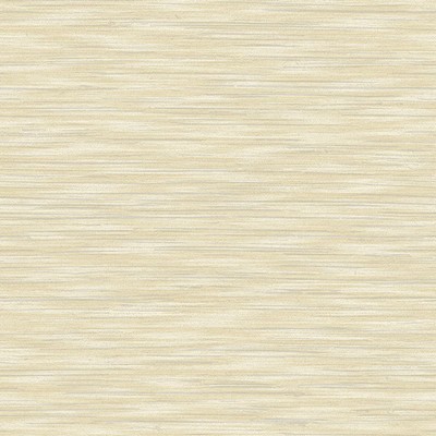 Brewster Wallcovering Benson Yellow Faux Fabric Wallpaper Yellow