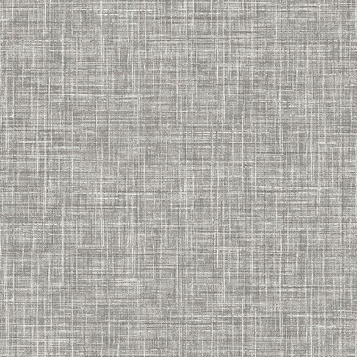 Brewster Wallcovering Emerson Grey Linen Wallpaper Grey