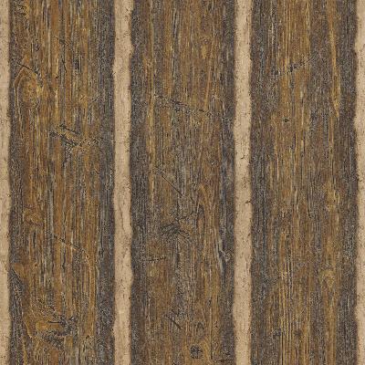 Brewster Wallcovering Lincoln Brown Wood Panel Brown
