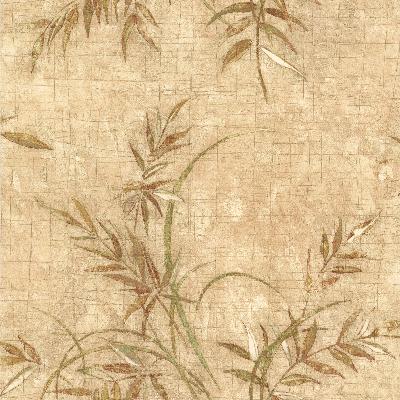 Brewster Wallcovering Kazumi Taupe Bamboo Texture Taupe