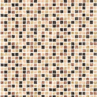 Brewster Wallcovering Harbor Brown Sea Glass Tiles Brown