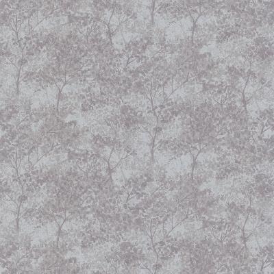 Brewster Wallcovering Lavinia Mauve Tree Forest Mauve