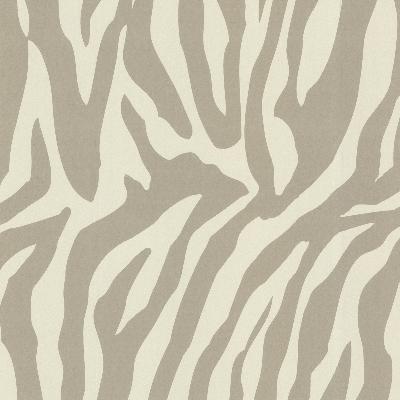 Brewster Wallcovering Zebbie Taupe Zebra Print Taupe