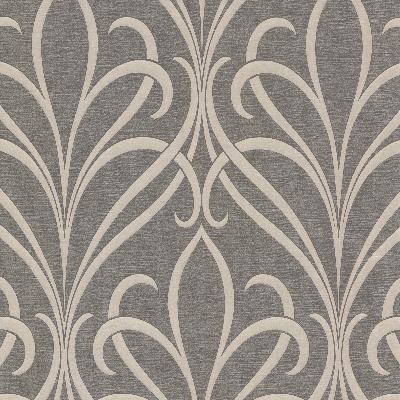 Brewster Wallcovering Lalique Brown Nouveau Damask Brown