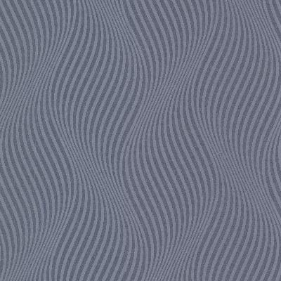 Brewster Wallcovering Zenia Blue Small Ogee Wave Blue