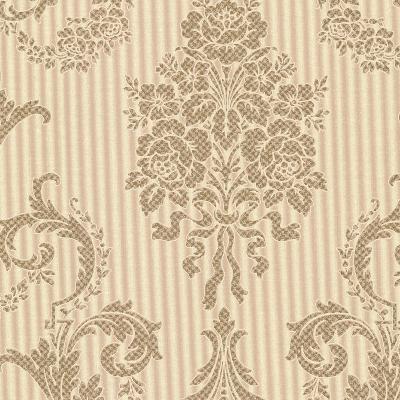 Brewster Wallcovering Chambers Gold Floral Damask Gold