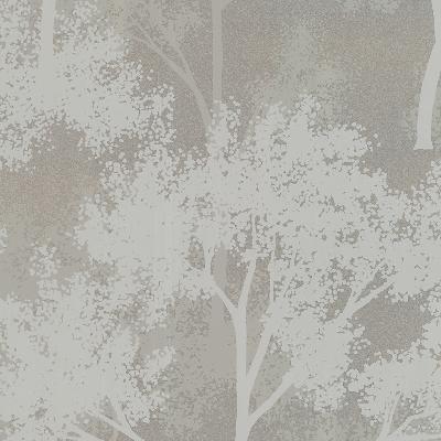 Brewster Wallcovering Fauna Taupe Trees Taupe
