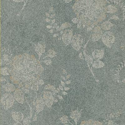 Brewster Wallcovering Astrud Green Turquise Floral Green
