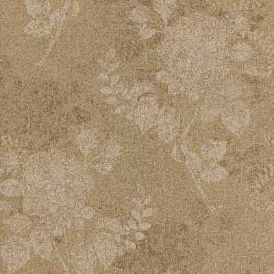 Brewster Wallcovering Astrud Gold Turquise Floral Gold