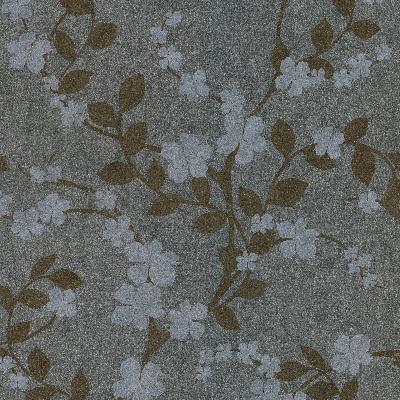 Brewster Wallcovering Cheri Slate Blossom Floral Slate