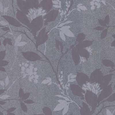 Brewster Wallcovering Carina Silver Silhouette Floral Silver
