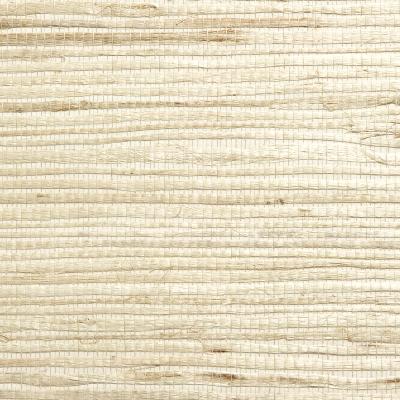 Brewster Wallcovering Qi Taupe Grasscloth Taupe