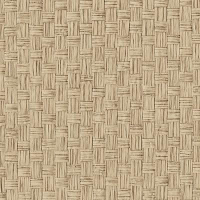 Brewster Wallcovering Hui Ying Taupe Grasscloth Taupe