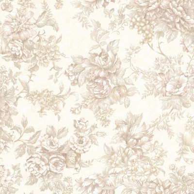 Mirage Simona Taupe Floral Fruit  Taupe