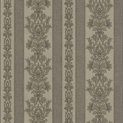 Mirage Kensington Grey Damask Stripe Grey