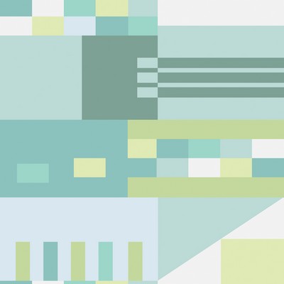 Brewster Wallcovering Multi Cool Kiki Shapes Peel & Stick Wallpaper Greens