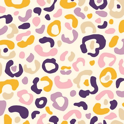 Brewster Wallcovering Multi Purple Leopard Spots Peel & Stick Wallpaper Pinks