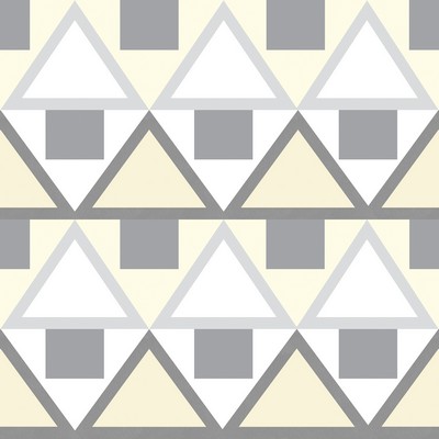 Brewster Wallcovering Grey Madaket Geometric Peel & Stick Wallpaper Greys