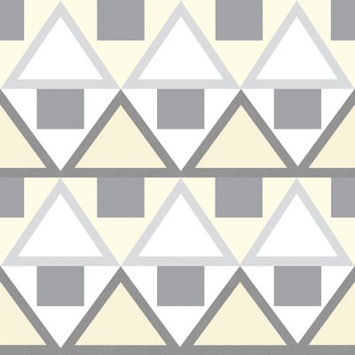 Brewster Wallcovering Grey Madaket Geometric Peel & Stick Wallpaper Greys