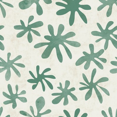 Brewster Wallcovering Green Field of Flowers Peel & Stick Wallpaper Greens
