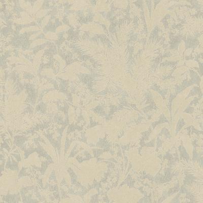 Brewster Wallcovering Fauna Grey Silhouette Leaves Wallpaper Silver