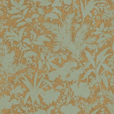 Brewster Wallcovering Fauna Brown Silhouette Leaves Wallpaper Copper