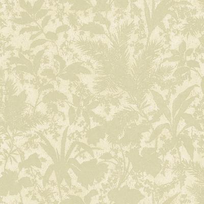 Brewster Wallcovering Fauna Olive Silhouette Leaves Wallpaper Green