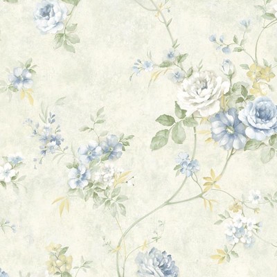 Warner Grand Palms Ivory Leaves Ivory