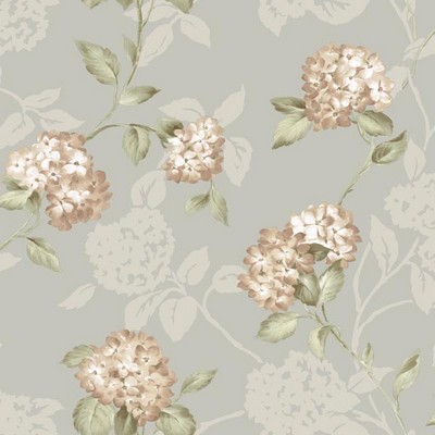 Warner Voluta Blue Acanthus Scroll Blue