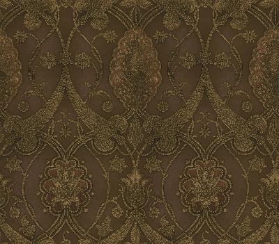 Brewster Wallcovering Copper Elisabetta Damask Copper