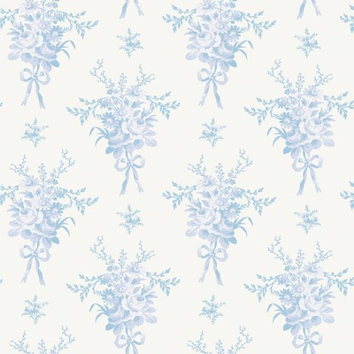 Brewster Wallcovering Rosie Arrangements Icey Winters Bouquet Toss Wallpaper Icey Winters