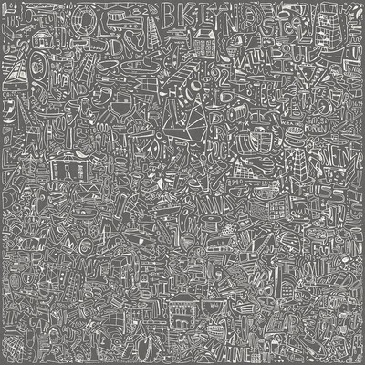 Brewster Wallcovering BKLYN Navy Yard Grey Wall Mural Greys