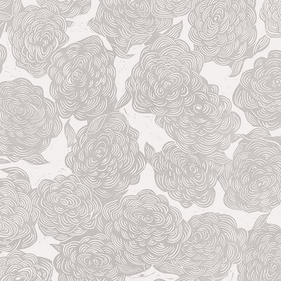 Brewster Wallcovering Roses Grey Wall Mural Greys