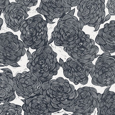 Brewster Wallcovering Roses Black Wall Mural Blacks