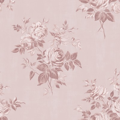 Brewster Wallcovering Blush Rosecliff Floral Peel & Stick Wallpaper Pinks