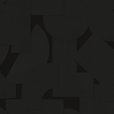 Brewster Wallcovering Black Bas Shapes Peel & Stick Wallpaper Blacks