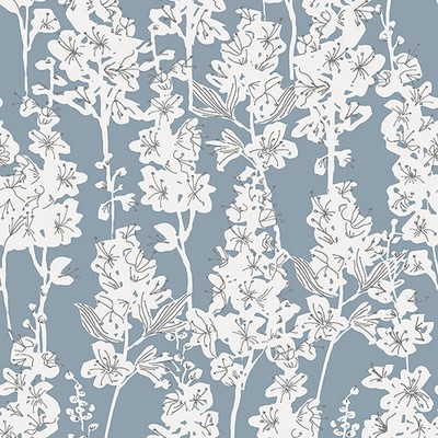 Brewster Wallcovering Blue Larkspur Peel & Stick Wallpaper Blue
