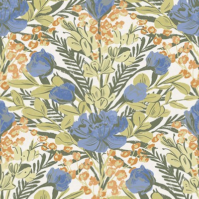 Brewster Wallcovering Bright Multi Moody June Blooms Peel & Stick Wallpaper Bright Multi