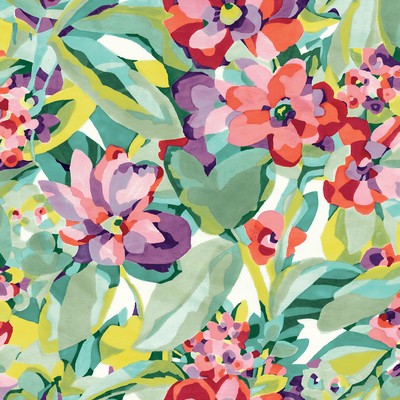 Brewster Wallcovering Multi Belles Fleurs Peel & Stick Wallpaper Multicolor