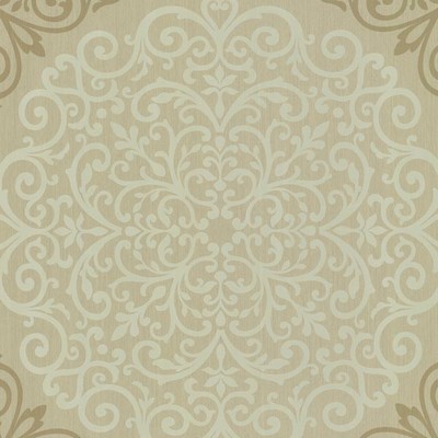 Warner Cassidy Bronze Medallion Damask Bronze