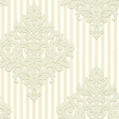 Warner Rowan Champagne Damask Stripe Champagne