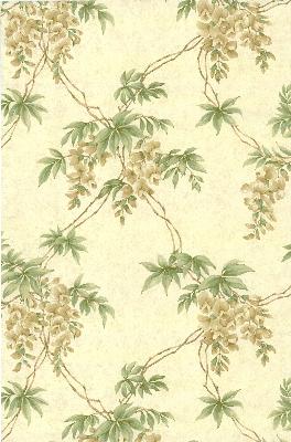 Brewster Wallcovering Annabelle Sand Floral Toile Wallpaper Espresso