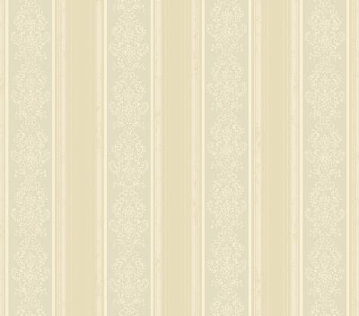 Brewster Wallcovering Arabelle Grey Damask Stripe Wallpaper Neutral
