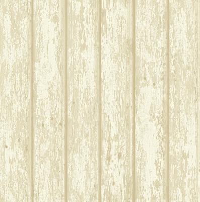 Brewster Wallcovering Athena Grey Faux Weathered Wood Wallpaper Neutral