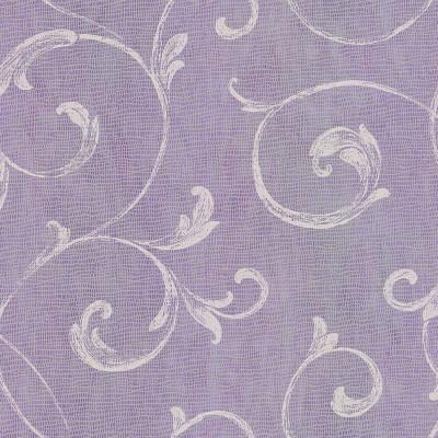 Brewster Wallcovering Gibby Purple Leafy Scroll Wallpaper Purple