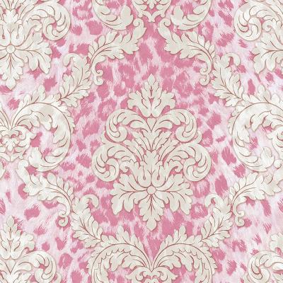 Brewster Wallcovering Gabriella Aqua Ogge Busy Toss Wallpaper Red